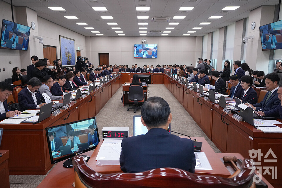 7일 서울 여의도 국회에서 국회 산업통상자원중소벤처기업위원회의 산업통상자원부에 대한 국정감사가 열리고 있다. /최대성 기자 dpdaesung@sporbiz.co.kr 2024.10.07.