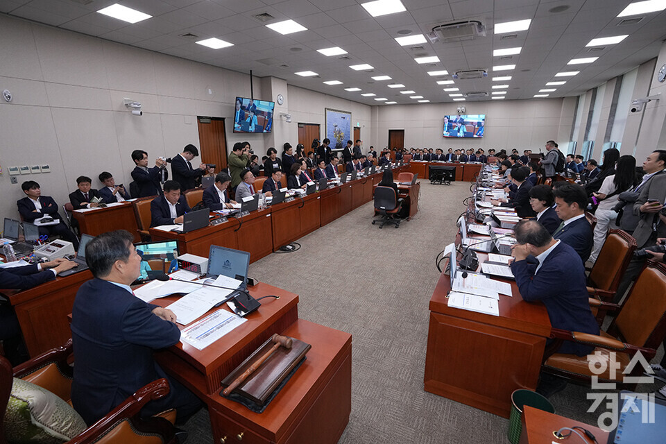 7일 서울 여의도 국회에서 국회 산업통상자원중소벤처기업위원회의 산업통상자원부에 대한 국정감사가 열리고 있다. /최대성 기자 dpdaesung@sporbiz.co.kr 2024.10.07.