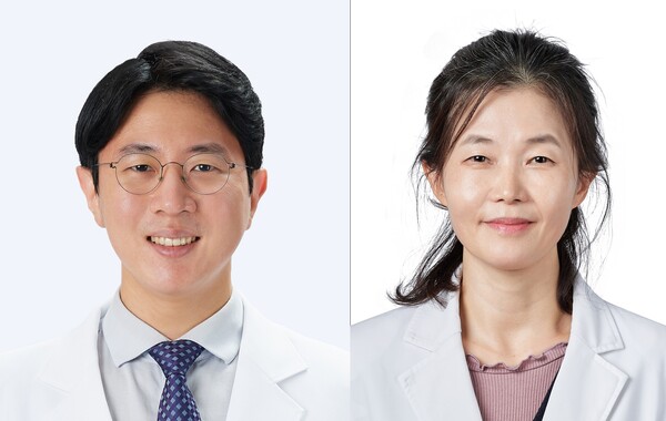 중앙대학교병원 신경외과 이신헌(왼쪽)·박용숙 교수팀