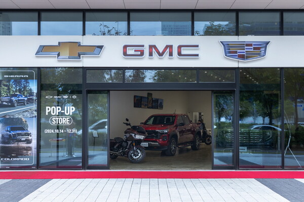 인천 송도에 위치한 할리데이비슨 코리아 팝업스토어 모습./ GM한국사업장