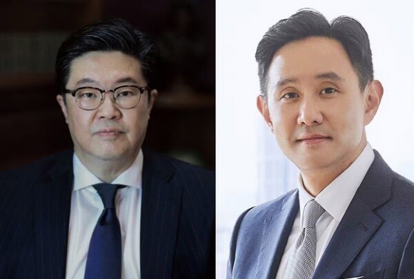 사진 왼쪽부터김병주 MBK파트너스 회장, 최윤범 고려아연 회장 /각사 제공