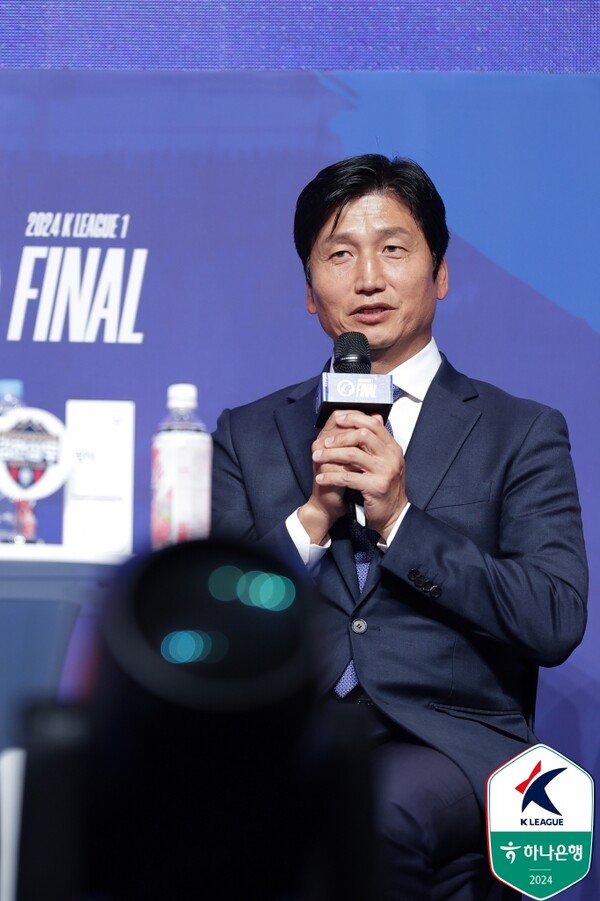 정정용 김천 상무 감독. /한국프로축구연맹 제공