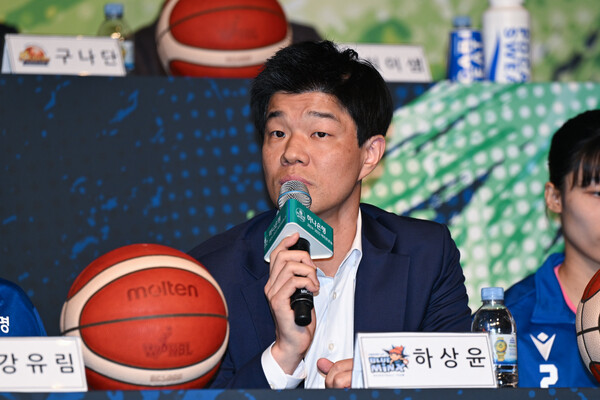 하상윤 용인 삼성생명 감독. /WKBL 제공
