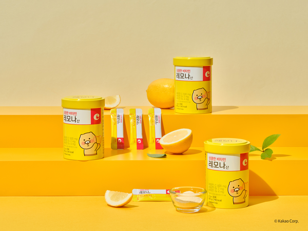 상큼한 비타민 레모나산 춘식이 에디션./경남제약 제공