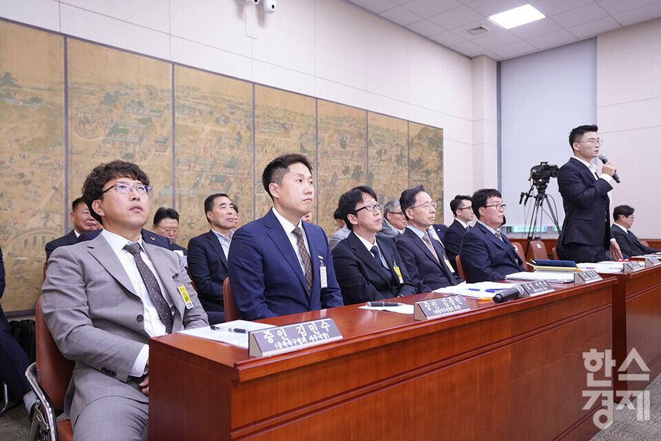 22일 서울 여의도 국회에서 문화체육관광위원회의 대한체육회 등에 대한 국정감사가 열리고 있다. /최대성 기자 dpdaesung@sporbiz.co.kr 2024.10.22.