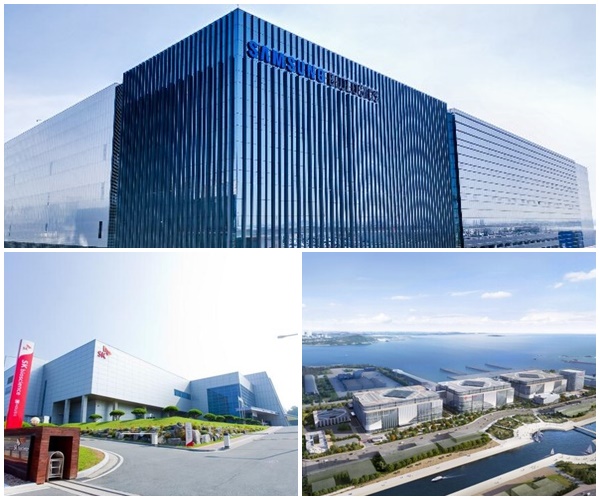 삼성바이오로직스, SK바이오사이언스, 롯데바이오로직스./각 사 제공