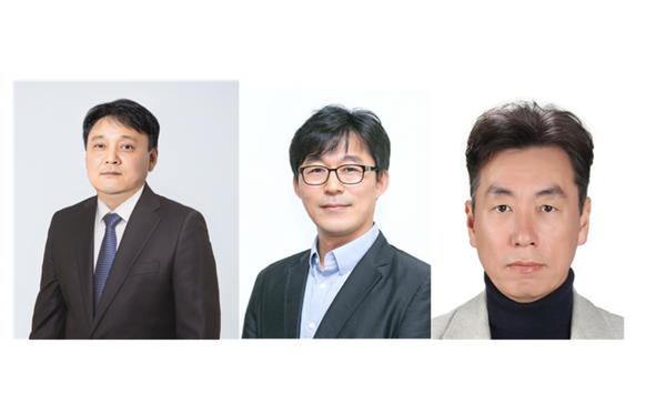 (왼쪽부터) 김종화 SK에너지 사장,  최안섭 SK지오센트릭 사장, 이상민 SK아이이테크놀로지 사장 / SK이노베이션