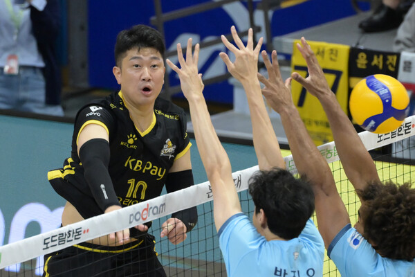 프로배구 V리그 남자부 KB손해보험 나경복. /KOVO 제공