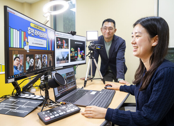 파크기획그룹 최시은 프로(오른쪽)와 경험혁신아카데미 허성 프로. /삼성물산 리조트부문 제공