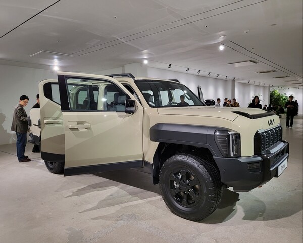 지난 28일 기아가 공개한 ‘더 기아 타스만’ 모습