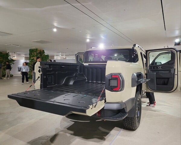 지난 28일 기아가 공개한 ‘더 기아 타스만’ 모습