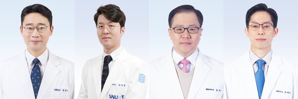 분당서울대병원 림프부종센터 성형외과 명유진, 박규형 교수, 재활의학과 임재영, 범재원 교수./분당서울대병원 제공