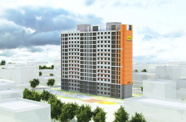 전남도가 인구소멸 대응 정책의 하나로 청년세대에게 공급하는 '만원주택' 조감도. /자료 전남도 제공