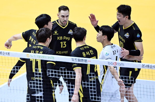 프로배구 V리그 남자부 KB손해보험. /KOVO 제공