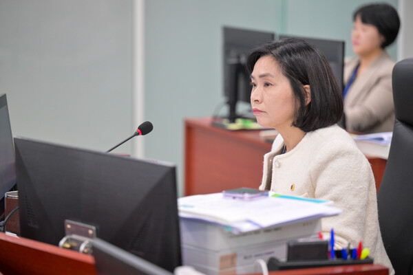 황세주 경기도의원이 2025년도 보건건강국과 소관기관에 대한 본예산 심사에서 경기도내 에 소아응급 책임의료기관이 4곳은 반드시 운영되어야 한다고 주장했다. / 경기도의회 제공