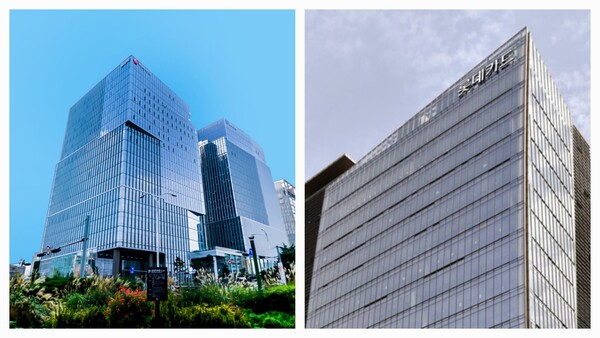 BC카드와 롯데카드 본사 전경. / BC카드·롯데카드 제공 