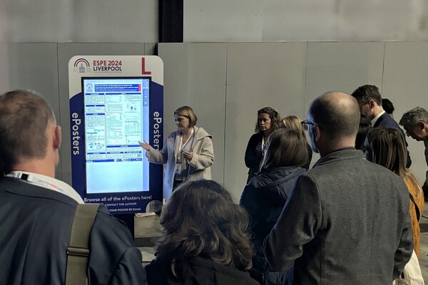 한미약품이 유럽소아내분비학회에서 선천성 고인슐린증 치료제 에페거글루카곤의 임상 2상 중간 분석 결과를 포스터 발표했다./한미약품 제공