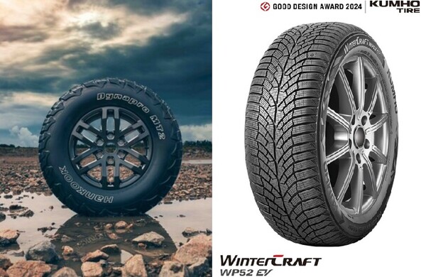 한국타이어(왼)와 금호타이어. / 사진=각 사 제공.