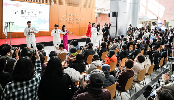 연대세브란스병원에서 열린 종근당 오페라 희망 이야기 오페라&콘서트 공연. /종근당 제공