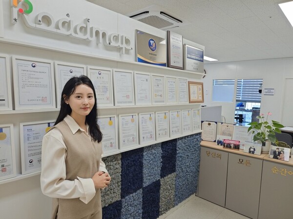 스마트주차 솔루션 기업인 로드맵의 조은비 대표는 “단순히 기업의 외적 성장만을 목표로 하지 않는다”며 “기술과 서비스를 통해 사회문제를 해결하고자 하는 초심을 잃지 않겠다”고 강조했다. / 로드맵 
