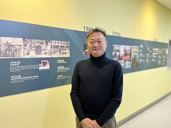 최자용 해국판교 회장은 “오늘날 비재무적 지표인 ESG는 글로벌 경제 환경의 중요 요소로 작용하고 있으며 경영자가 이를 읽지 못하면 회사의 미래는 불투명할 수밖에 없다”고 강조했다. / 한스경제