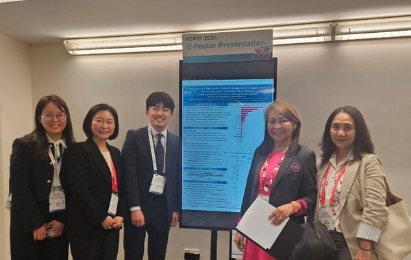 2024 아시아 소아감염병 학회에 참석한 분당서울대병원 연구팀./분당서울대병원 제공
