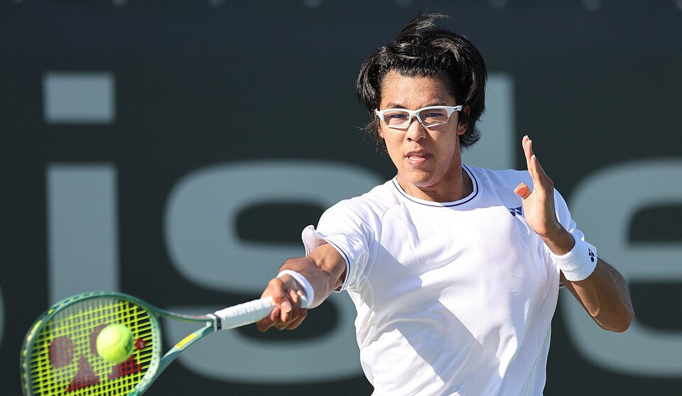 ITF 암만 미네랄 대회 우승한 정현. /연합뉴스