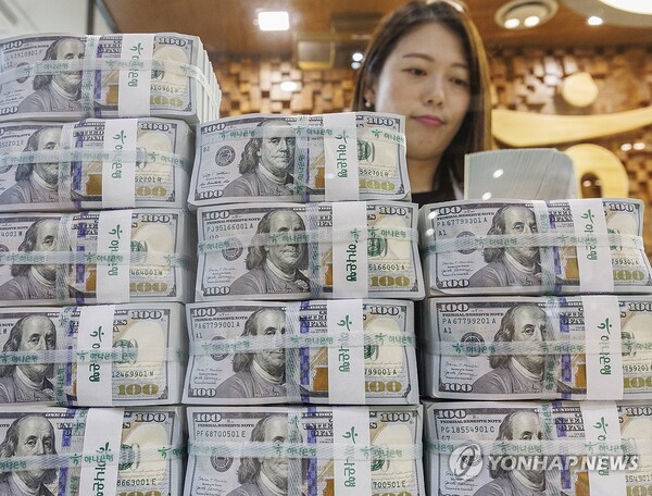 한국은행이 6일 발표한 '2024년 12월말 외환보유액'에 따르면 지난달 우리나라의 외환보유액은 4156억달러로 전월말 대비 2억1000만달러 증가했다. /연합뉴스