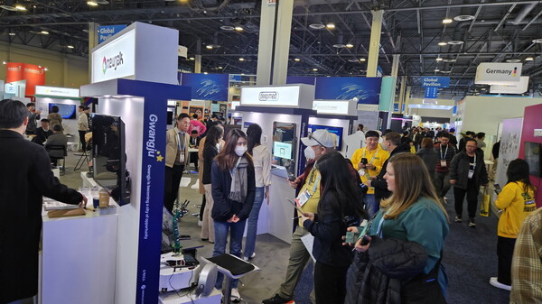 CES2024 참가 장면. /광주시 제공