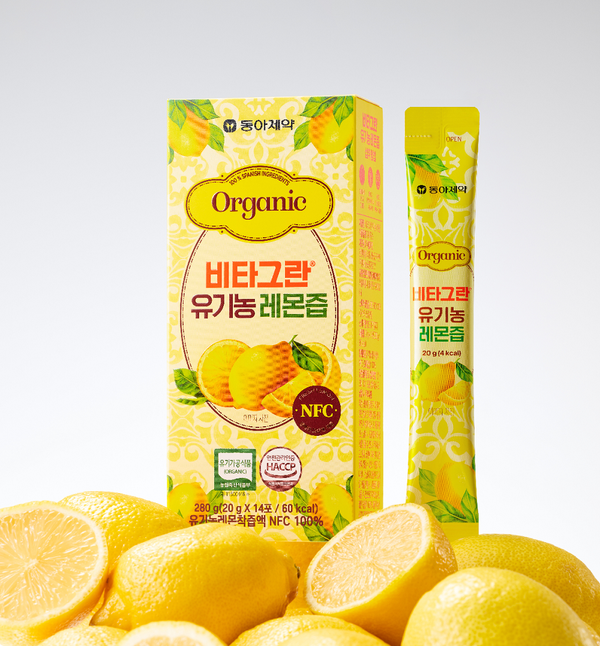 동아제약 비타그란 유기농 레몬즙./동아제약 제공