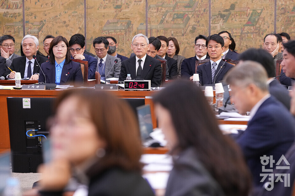 10일 오전 서울 여의도 국회에서 문화체육관광부 전체회의가 열리고 있다. 유인촌 문체부 장관, 장미란 2차관 등이 출석해 있다. /최대성 기자 dpdaesung@sporbiz.co.kr 2025.01.10.