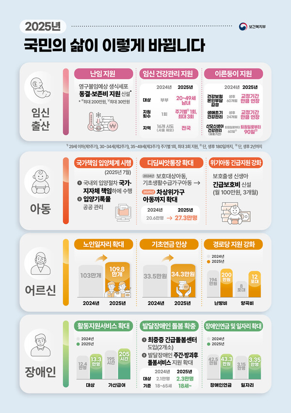 보건복지부 2025년 주요 업무계획 인포그래픽./보건복지부 제공