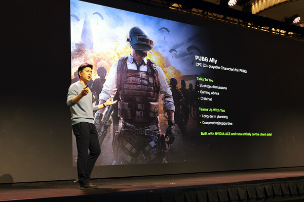 크래프톤이 엔비디아와 함께 AI 기술 ‘CPC’를 발표했다./크래프톤