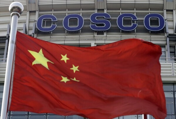 중국 국영해운사 코스코(COSCO) / 로이터 제공 