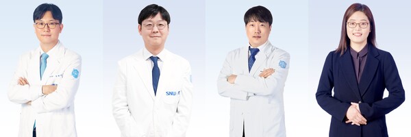 분당서울대병원 김헌민, 조재소 소아청소년과 교수, 디지털헬스케어연구사업부 이호영 부장, 유수영 교수./분당서울대병원 제공