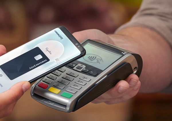 삼성페이 결제 장면. / 삼성전자 제공. 