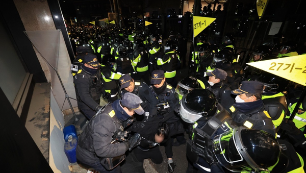 19일 서울서부지법에서 발생한 윤석열 대통령 지지자들의 난입 사건 / 연합뉴스