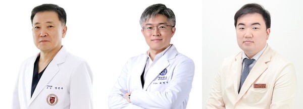 (왼쪽부터) 장진우 고려대학교 안암병원 신경외과 교수, 예병석 세브란스병원 신경과 교수, 장경원 삼성서울병원 신경외과 교수./고려대학교 안암병원 제공