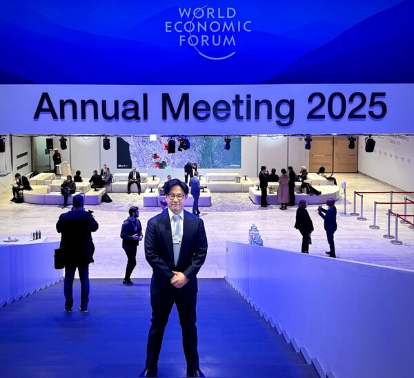 서범석 루닛 대표가 스위스 다보스에서 열리는 '세계경제포럼(World Economic Forum)'에 글로벌 의료AI 기업 최초로 3년 연속 참석했다. /루닛 제공
