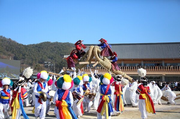 2월 7일부터 9일까지 광주의 대표 지역축제인 정월대보름 고싸움놀이축제가 고싸움놀이 전수교육관에서 열린다. /광주시 제공