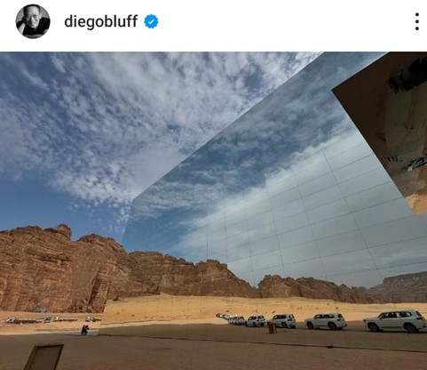 정태영 부회장이 작년 10월 사우디를 방문했을 당시 사진. / 정태영 부회장 개인 SNS 캡쳐