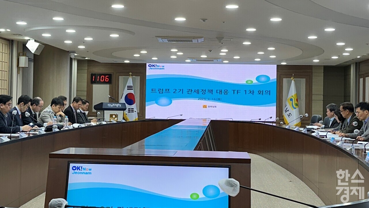 ▲관세 대응 TF회의 (사진=전남도)