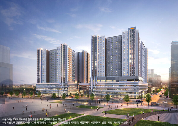 e편한세상 동대구역 센텀스퀘어 투시도. /DL이앤씨 제공