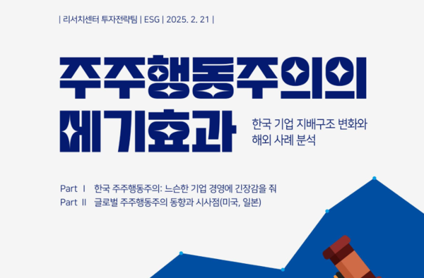 21일 LS증권은 '주주행동주의의 메기효과'라는 제목으로 보고서를 발간했다 / 자료=LS증권