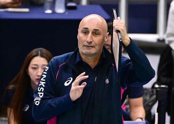 마르셀로 아본단자 흥국생명 감독. /한국배구연맹 제공