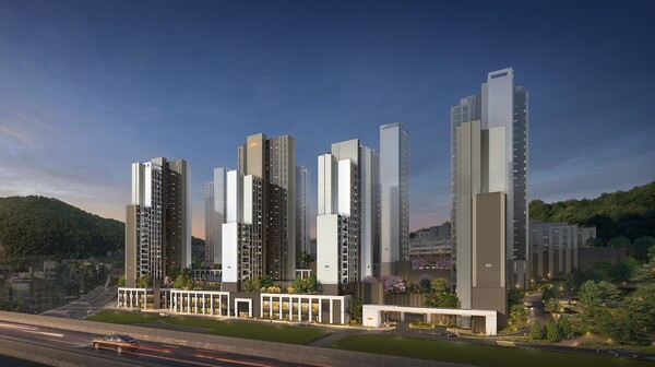 'e편한세상 연희' 단지 투시도. /DL이앤씨 제공