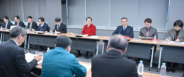 3월4일 대구시 간부회의, 사진=대구시 제공