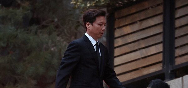 정대선 전 HN Inc 사장의 모습. /연합뉴스