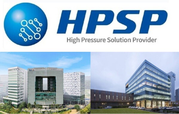 (위부터 반시계 방향) HPSP CI, ISC 판교사옥, 이오테크닉스 본사 / 사진=각 사 제