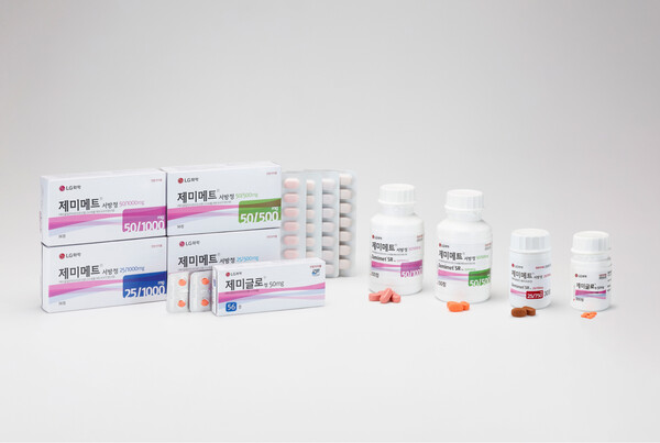 당뇨약 '제미글로' 제품군. /LG화학 제공